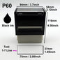 Custom Self-Inking Stamp Customized Self-Inking Business Address Wax Seal Name Handicrafts Personalize Rubber Stamps