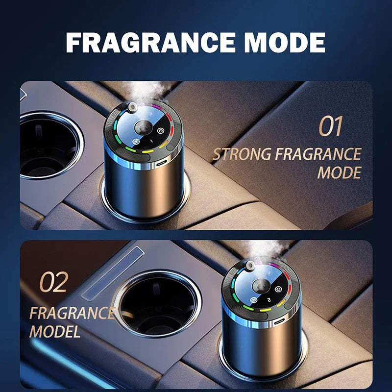 Smart Car Air Freshener Adjustable Car Smell Air Freshener Automatic Car Scent Starry Sky Ceiling Ambient Light Car Accessories