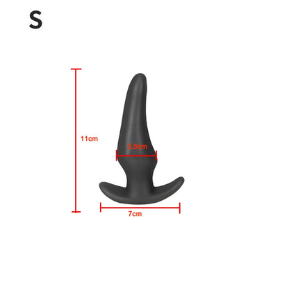 Soft Anal Plugs for Gay Men Prostate Massage Liquid Silicone 35-80mm Huge Butt Plug Anal Training Comfortable To Wear But Plug