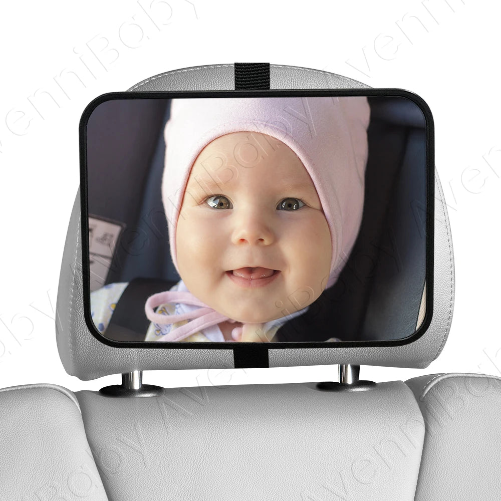 1pc Shatterproof Baby Car Mirror Car Safety Seat Rearview Mirror, Easy Install, Universal Fit