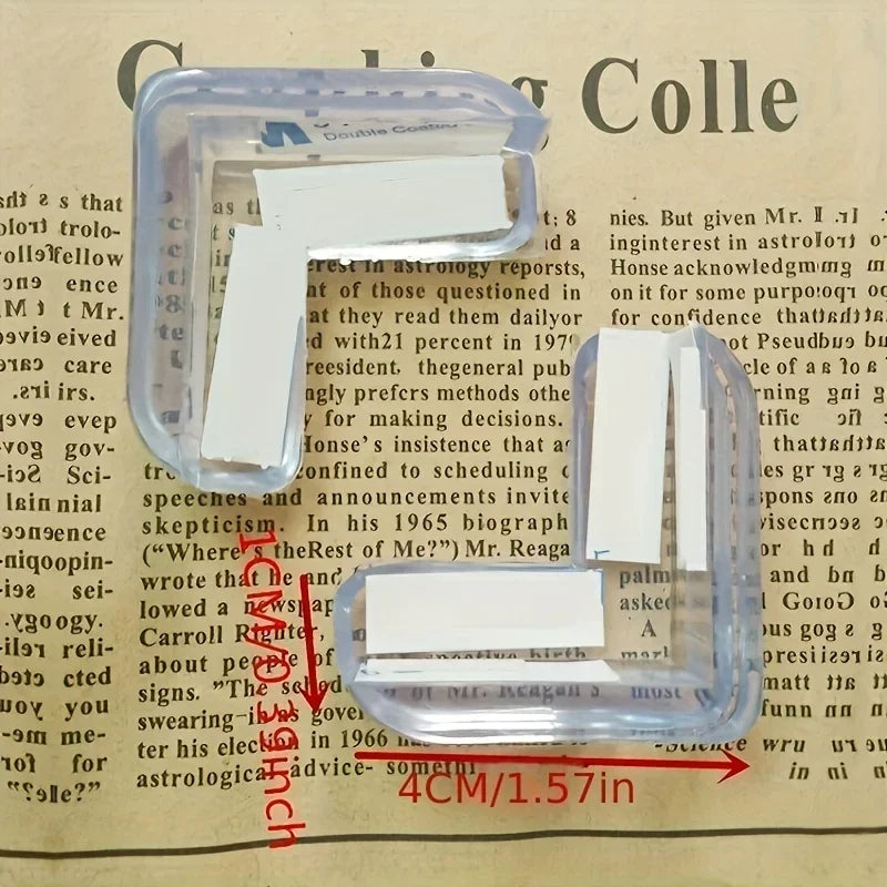 10PCS Transparent Anti Collision Angle PVC Pad Child Safety Corner Guard Baby Collision Proof Protector Christmas gift