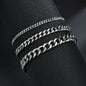 3.5-7MM Stainless Steel Chain Bracelets For Men Women Punk Curb Cuban Link Chain Bangle Fashion Party Never Fade Jewelry