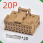 20 Pin Auto connectors Reverse trajectory box module AFS headlights Wire harness plug 1563337-2 8W0972420A For VW Audi Skoda