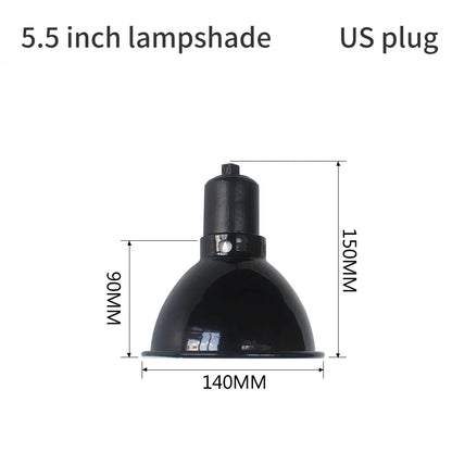 Deep Dome Reptile Lampshade 5.5/8.5/10 Inch Light Fixture Snakes Lizards Geckos Terrariums Anti-scald Reptile Protective Shade