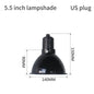Deep Dome Reptile Lampshade 5.5/8.5/10 Inch Light Fixture Snakes Lizards Geckos Terrariums Anti-scald Reptile Protective Shade