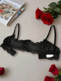 Women's Lace Open-Cup Underwire Bra, Soft, Skin-Friendly, Breathable, Plus-Size Sexy Lingerie