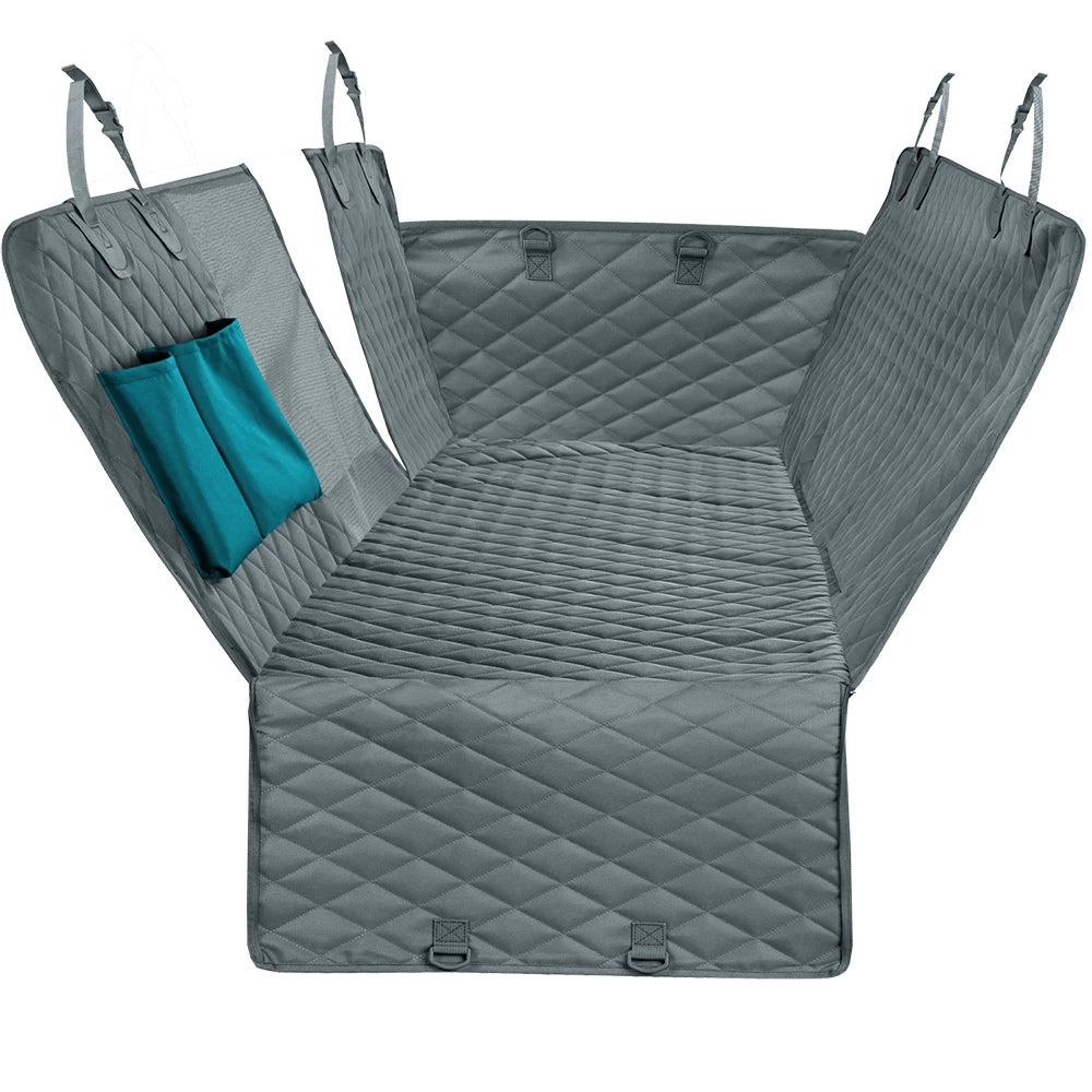 Dog Carriers Waterproof Rear Back Pet Dog Car Seat Cover Mats Hammock Protector with Safety Belt for Car and Large SUVs, Trucks