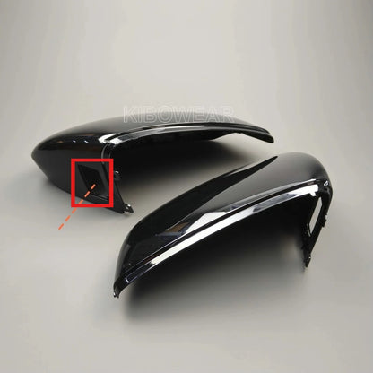 Pair Side Mirror Covers Caps for Audi A3 S3 8Y RS3 2025 2021 2022 Carbon /Black Auto replace housing case LHD