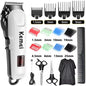 Kemei Hair Clipper KM-809A Hair Cut Maching Wireless Trimmer Men Professional Clipper Machine Rechargeable Hair Cut Barberkemei