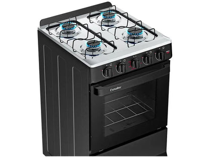 Esmaltec 4-Burner Black Ideal Pop 4120 Stove