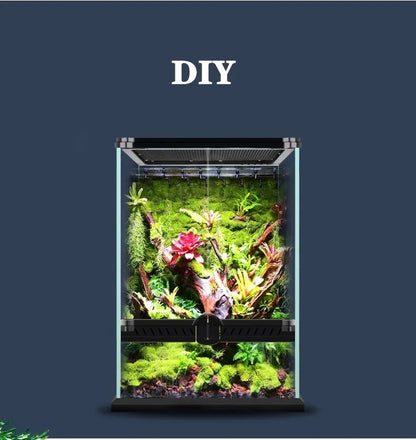 Reptile Rainforest Misting Spray System Greenhouse Humidification Cooling Nebulizer Irrigation Tools Terrarium Spraying Device