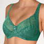 Plus Size Bras For Womens Lace Sexy Bra Perspective Underwire Female Lingerie BH Tops C D DD E F Cup
