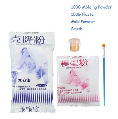 DIY Baby Plaster Mold 3D Hand Foot Print Mold for Baby Souvenir Hand Casting Kit Couples Wedding Accessories Home Decor Gifts