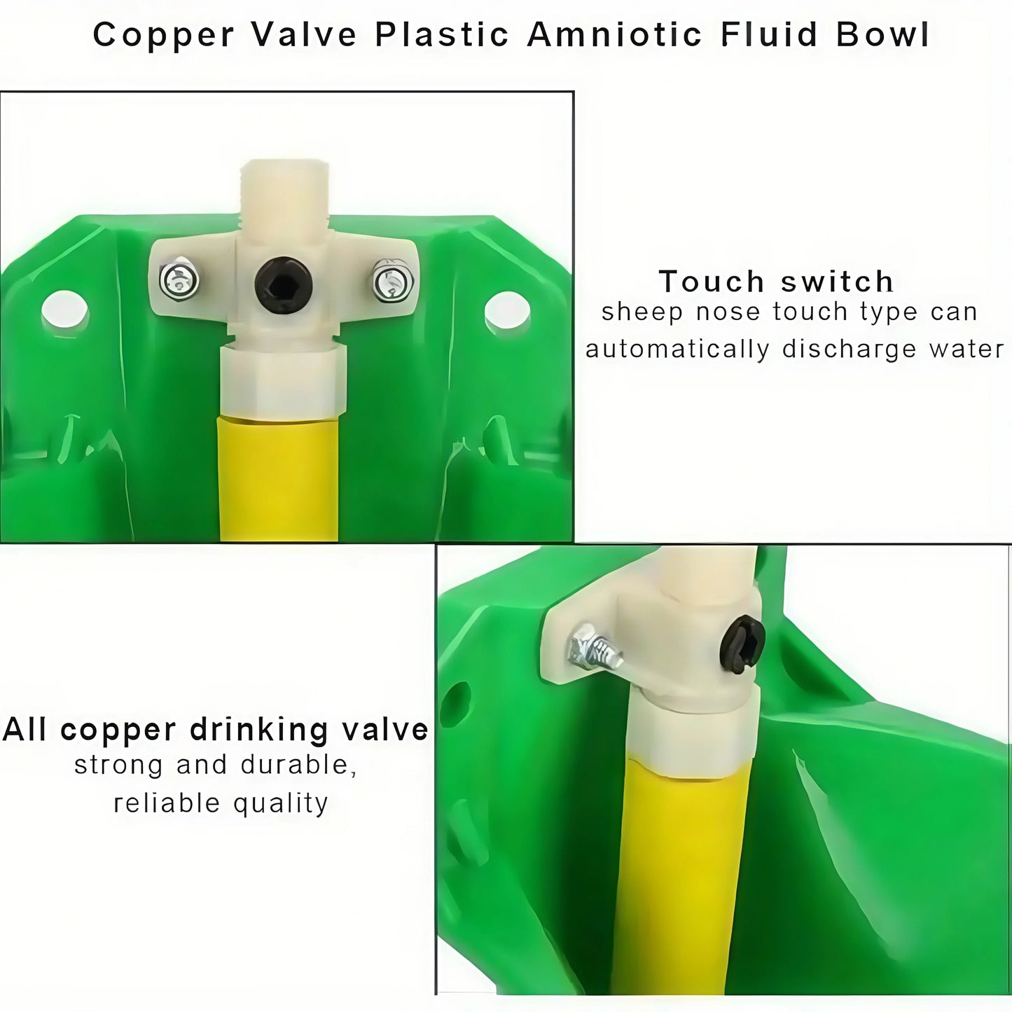 Livestock Sheep Goat Drinking Bowl Plastic Value Quality Water Fountain Cattle Sheep Dog Feeding Supplies Farm Animals Livestock