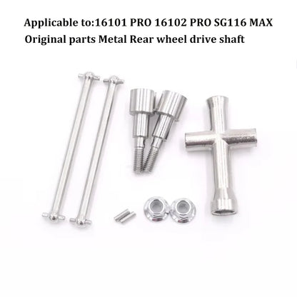 16101 PRO 16102 PRO SG116 MAX PRO RC Car 1:16 Blue Upgraded Metal Spare Parts Model 4WD/ Original Spare Parts Drive Shaft Gear