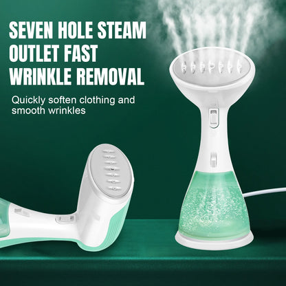 1500W Handheld Clothes Steamer Portable, 300ml Water Tank, 30s Fast Heat-up, 27g/min, Stainless Steel Panel,1.5m Cable