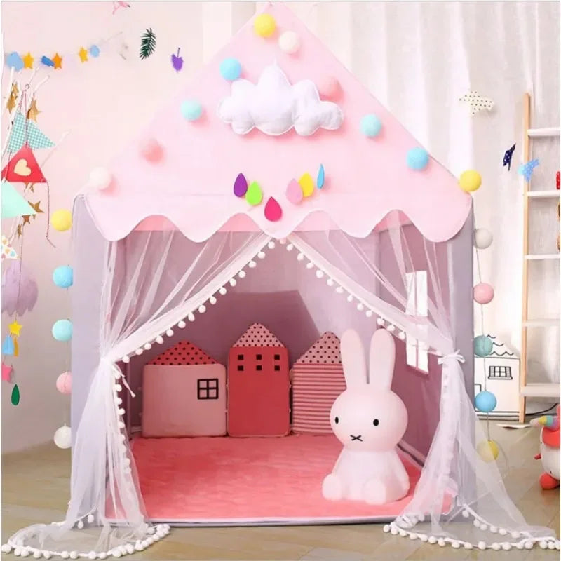 Baby Play Tent Children's Indoor Home Game House Girl Entertainment Small House Outdoor Amusement Park Playing Game Tent Toy Set