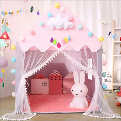 Baby Play Tent Children's Indoor Home Game House Girl Entertainment Small House Outdoor Amusement Park Playing Game Tent Toy Set