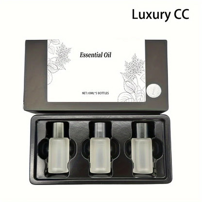 Car Air Fresheners, Three-Piece Set, Portable Car Fragrance, Various Perfume Scents, Used with a Car Diffuser