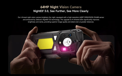 World Premiere Ulefone Armor 29 Pro Thermal Version 5G AI Rugged Phone 21200mAh 120W 64MP Night Vision 6.67" 120Hz 512GB ROM