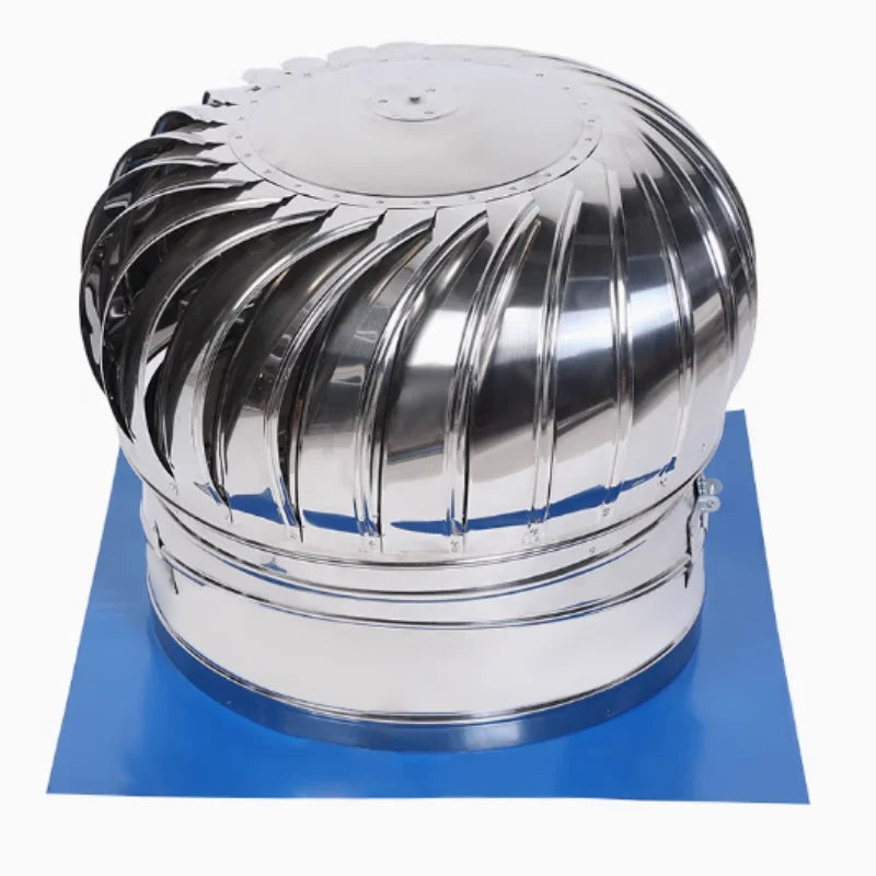 304 Stainless Steel Roof Ventilator Wind Turbines Air Vent Attic Ventilator 110mm 150mm 200mm Pipefit Roof Ventilating Fan