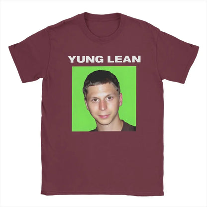 Yung Lean Michael Cera Meme T-Shirt Men Leisure Cotton Tee Shirt O Neck Short Sleeve T Shirt Gift Idea Clothing