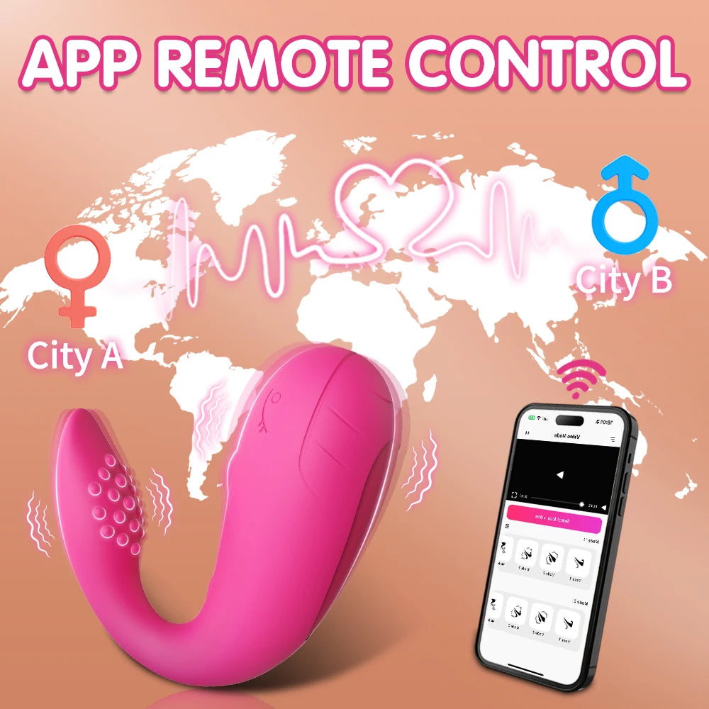 Wireless Bluetooth APP Vibrator Egg for Women Clit Clitoris Stimulator Wearable G Spot Vibrating Female Love Egg Adult Sex Toys