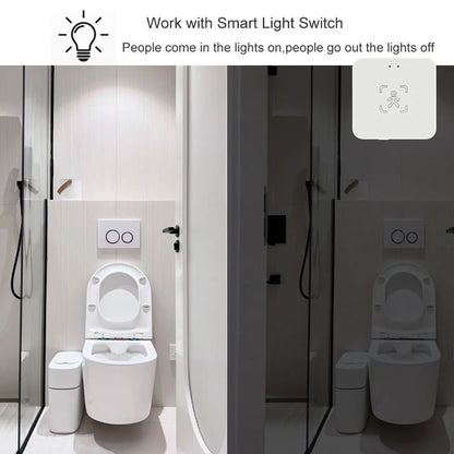 Tuya Zigbee/WiFi Smart Human Presence Sensor 24Ghz MmWave Radar Detection Luminance/Distance Support Home Assistant