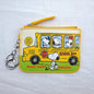 Snoopy Coin Purses Charlie Brown Cute Wallet Women Leisure Woodstock Zipper Card Holder Coin Pouch Lady Cases Giirls