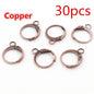 30-50pcs/lot Gold Silver French Lever Earring Hooks Wire Settings Base Hoops Earrings For DIY Jewelry Making Supplies Wholesale