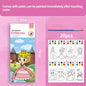 50 pcs Scratch Paper Kids Rainbow Magic Scratch Off Paper Sheets Art Craft Kit Black Note Paper Drawing Pads with Stencils
