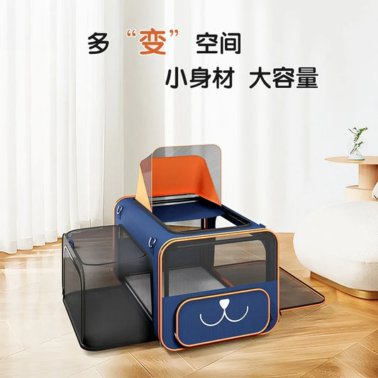 Pet Go out Trolley Portable Shoulder Bag Small Dog Cat Carrier Travel-friendly Pet Transport