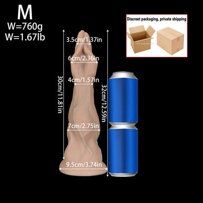 5 Sizes Huge Anal Plug Thick Arm Buttplug Silicone Suction Cup Veins Texture Palm Dildo Adult Sex Toy For Women Gay Masturbation