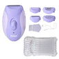 Kemei 4in1 Women Epilator Electric Shaver Facial Body Hair Removal Lady Leg Bikini Trimmer Hair Remover Underarms Rechargeable
