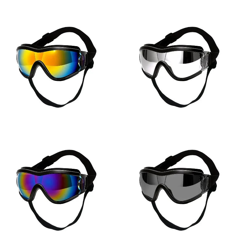 Wind Resistant Waterproof Pet Eye Protection Goggles Lightweight Cute Decor Glasses for Dogs & Maine Coon Cats Bike Car Travel