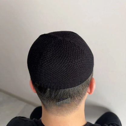 Hat Muslim Men Clothing Prayer Cap Islamic Kufi Tax Products Knitted Kippa Cotton Simple Daily Turkish 0756