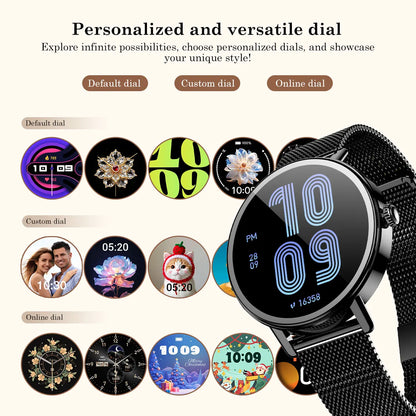 Blackview X30 Smartwatch, 1.26" TFT screen,320mAh,Bluetooth Phone Calling,Sleep Monitoring,Sport watch,Women's Watches,Fashion
