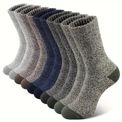 Winter Warm Thick Towel Bottom Man Socks Wool Male Slipper Merino Against Cold Snow Mid-Calf For Men And Women Thermal Thickened