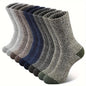 Winter Warm Thick Towel Bottom Man Socks Wool Male Slipper Merino Against Cold Snow Mid-Calf For Men And Women Thermal Thickened