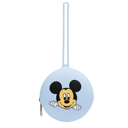 Cartoon Silicone Nipple Storage Bag  Kids Pacifier Holder Portable Silicone  Food-Grade Pendant DIY Accessories Baby Toy Gift