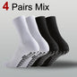 1/4/10 Pairs Neutral Anti Slip Football Socks Spring Summer Absorbing Sweat Breathable Basketball Running Leisure Sports Socks