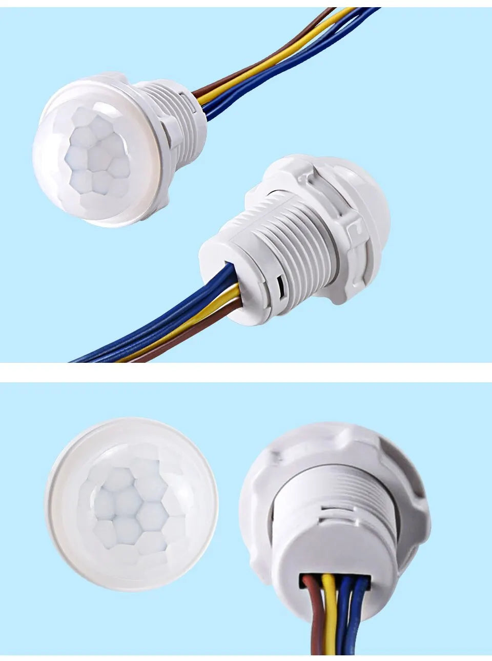 PIR Motion Sensor Detector Smart Switch Home Indoor Outdoor Infrared Light 110V 220V Time Delay Mode Adjust Lighting Switch