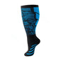 2XL-4XL Plus Size Compression Socks for Women Men 20-30 MMHg Wide Calf Extra Large Knee High Flight Sock for Circulation Support