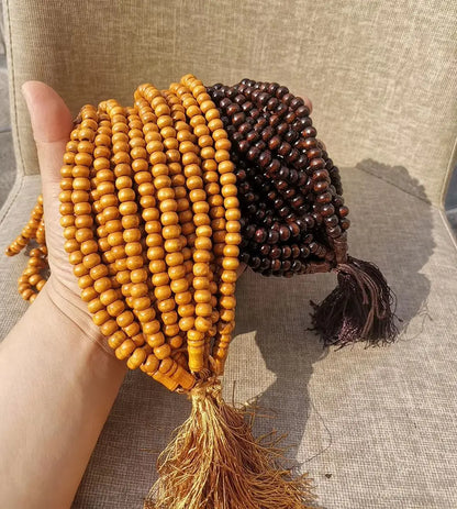 Wood Tasbih Prayer Beads 99/33 Muslim Prayer Beads Islamic Handheld Prayer Bead Muslim Rosary Beads Bracelet Tassel Jewelry Gift