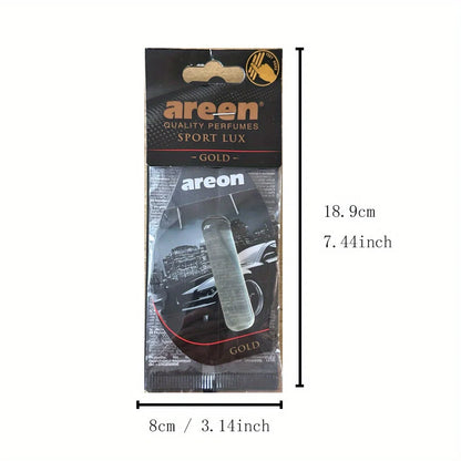 9-Pack Areon Car Fresheners: Elevate Your Daily Commute with Unique Scents for a Luxe Driving Ambiance