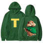 Cartoon Hoodie Alvin and The Chipmunks Green Red Navy Blue Shirt Camisa S/P Movie Promo Animation Long Sleeve Hoody Sweatshirts