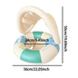 PVC Infant Pool Float with Canopy and Anti-Tip Seat Upgraded Inflatable Baby Pool Float Leak-proof for Toddler Aged 6-36 Months