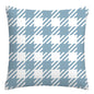 Lake blue white geometric linen pillowcase sofa cushion cover home decoration can be customized for you 40x40 45x45 50x50 60x60