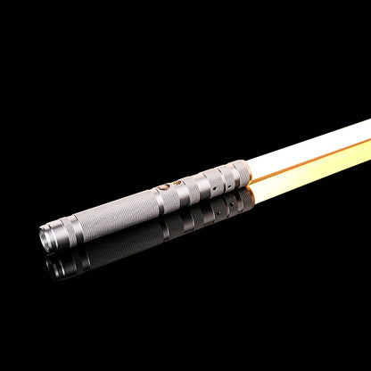 RGB Metal Lightsaber Dueling Smooth Swing Sword Sabre De Luz 16 Color Changing 16 Sounds FOC Rave Flashing Toy
