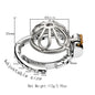 2025 Adjustable Clasp Chastity Cage Sex Toys for Men Metal Penis Ring Sleeve Bdsm Penis Bondage Erotic Urethral Lock Cock Cage